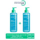 Bioderma Sebium Foaming Gel Karma Yağlı ve Akne Eğilimli Ciltler İçin Yüz Temizleme Jeli 400 ml x 2 adet