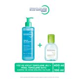 Bioderma Sebium Foaming Gel&H2O Karma Yağlı ve Akne Eğilimli Ciltler Temizleme Jeli ve Misel Su Bakım Seti