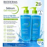 Bioderma Sebium Gel Moussant Karma Ve Yağlı Ciltler İçin Arındırıcı Temizleme Seti 2 Li Dev Paket