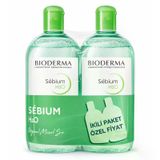 Bioderma Sebium H2O Makyaj Temizleme Suyu Ekonomik Paket 2 x 500 ml