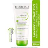 Bioderma Sebium Hydra Balm Dokulu Temizleyici 200 ml Kurutucu Etki Altındaki Akne Eğilimli Hassas Ciltler İçin