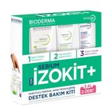 Bioderma Sebium İzokit Set - Sebium Hydra Cleanser 200 ml + Sebium Hydra 40 ml + Cicabio Lip Repair 10 ml, stk1154