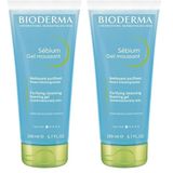 Bioderma Sebium Karma, Yağlı ve Akne Eğilimli Ciltler için Sivilce ve Siyah Nokta Karşıtı Günlük Yüz Temizleme Jeli 200 ml (2 paketi)