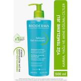 Bioderma Sebium Karma Yağlı ve Akne Eğilimli Ciltler Sivilce Siyah Nokta Karşıtı 500 ml Yüz Temizleme Jeli