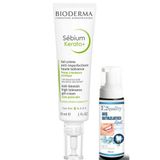 Bioderma Sebium Kerato Nemlendirici Jel Krem 30 ml- Diş Beyazlatıcı Köpük Hediye