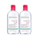 Bioderma Sensibio H2O 500 ml Yüz ve Makyaj Temizleme Suyu 2'li Set