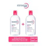 Bioderma Sensibio H2o Miseler Su 2X500 Ml- Skt: 02/2029