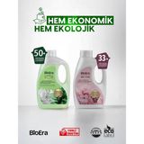 Bioera 2'li Set Sıvı Çamaşır Deterjanı ve Yumuşatıcı 2,89 lt Çiçek Kokulu Ekonomik Paket