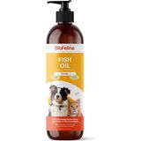 Biofeline Fish Oil ve Omega 3 ve 6 Içerikli Balık Yağı ve Kedi ve Köpekler Için Tüy ve Gene - Çok Renkli