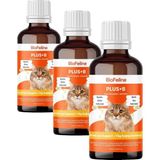 Biofeline Kediler İçin Plus B Damla 50ml ve Tüy Dökülmesini Engelleyici Biotinli Tüy Sağlığı Damlası (3 paketi)