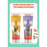 Biofeline Multi Paste Kedi Ödülleri 200 gr Yetişkin Kediler için Bağışıklık Güçlendirici ve Tüy Yumağı Önleyici