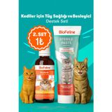Biofeline Tüy Dökülmesi Azaltıcı Ve Beslenme Dengesi Destekleyici Kediler İçin Bakım Seti