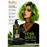 Bioflex Amonyaksız Color Renkli Saç Boyası Balyaj Boya Yeşil Geçici Renkli Saç Boyası 250 ml jeans color Yeşil