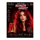Bioflex Amonyaksız Kırmızı Renkli Saç Boyası 250 ml Kokusuz Su Bazlı Geçici-renkli Saç Boyası Red Hair Dye