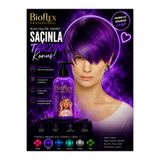 Bioflex Amonyaksız Mor Renkli Saç Boyası 250 ml Kokusuz Geçici Natural Hair Color