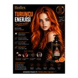 Bioflex Amonyaksız Turuncu Saç Boyası 250 ml Kokusuz Su Bazlı Orange Hair Dye