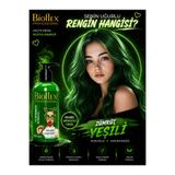 Bioflex Amonyaksız Zümrüt Yeşili Saç Boyası 250 ml Kokusuz Su Bazlı Geçici-renkli Saç Boyası 250 ml Hair Dye