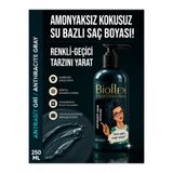 Bioflex "Geçici Antrasit Gri Saç Boyası 250 ml (Jeans Color ve Bad Girl Tonları)"