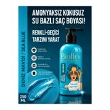 Bioflex "Geçici Deniz Mavisi Saç Boyası 250 ml (Jeans Color ve Bad Girl Tonları)"