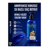 Bioflex Geçici Mavi Saç Boyası 250 ml (Jeans Color ve Bad Girl Tonları)"