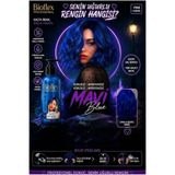 Bioflex Mavi Rüya Saç Boyası Geçici Renkli Pastel Mavi Amonyaksız 250 ml Dream Blue Hair Dye Jeans Color Mavi