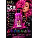 Bioflex Naturel Hair Color Geçici-renkli Amonyaksız Renkli Saç Boyası 250ml(KOKUSUZ) Pembe 250 ml