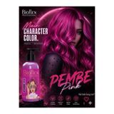Bioflex Pembe Büyü Saç Boyası Geçici Renkli Toz Pembe Amonyaksız 250 ml Pink Hair Dye jeans color Pink