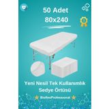 bioflexprofessıonal tek kullanımlık sedye örtüsü tek kullanımlık sedye örtüsü disposable stretcher cover turkey 50 ADET