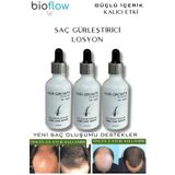 BioFlow Hair Saç Çıkarıcı Ve Gürleştirici Losyon / Saç Bakım Losyonu / Kelliğe Doğal Çözüm 3 Adet