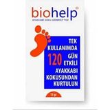 BİOHELP 4'lü Ayakkabı Koku Giderici Önleyici Toz 120 Gün Etkili Tek Kullanımda