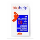 BİOHELP 4'lü Ayakkabı Koku Giderici Önleyici Toz 120 Gün Etkili