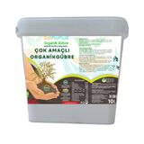 Biohumus Organik Gübre Bitki Besin Gübresi 10 Litre,% 35 Humik Fulvik Asit,%6 Organik NPK,%70 Organik Madde, Kokusuz, Uluslarası Organik Sertifikalı, Bitki Besleyici, Kök Geliştirici