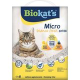 Biokats 6 lt Micro Bianco Fresh Extra Topaklanan Bentonit Kedi Kumu