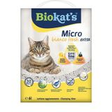 Biokat's Micro Fresh Extra Bahar Kokulu Aktif Karbonlu 6 lt Topaklanan Doğal Kedi Kumu