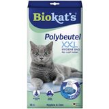 Biokat's Poli torba XXL – Kedi kumunun hijyenik değişimi için kedi tuvaletinde sergileme torbası - 1 paket (1 x 12 torba)