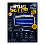 BİOL Aydınlatma Sivrisinek ve Sinek Öldürücü Cihaz UV Elektrikli 2x20W Vızz Cızz