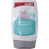 Bioline Beyaz Tüylü Kediler İçin Kedi Şampuanı 200 ml Bitki Özleri ile Hassas Cilt Uyumlu