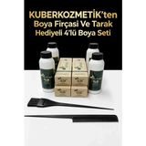 Biomagic 10.00 Açık Sarı Organik Içerikli Amonyaksız Kalıcı Kokusuz Saç Boyası 4boya 4oksidan Boya Fırçası ve Boya Tarağı Hediyeli