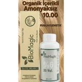 Biomagic 10.00 Açık Sarı Organik Içerikli Amonyaksız Kalıcı Saç Boyası +30 Vol Oksidan - bm