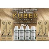 BioMagic 10.00 Açık Sarı Organik Içerikli Amonyaksız Kalıcı Saç Boyası 4boya +4oksidan