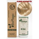 BIOMAGIC 10.00 Açık Sarı Organik İçerikli Amonyaksız Kalıcı Saç Boyası +Oksidan