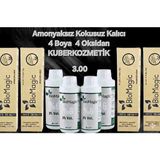 Biomagic 3.00 Koyu Kahve Organik Içerikli Amonyaksız Kalıcı Kokusuz Saç Boyası 4boya 4oksidan