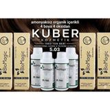Biomagic 5.03 Fındık Kabuğu Organik Içerikli Amonyaksız Kalıcı Saç Boyası 4boya +4oksidan