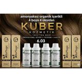 BIOMAGIC 6.03 Kahve Köpüğü Organik İçerikli Amonyaksız Kalıcı Saç Boyası 4Boya+4Oksidan