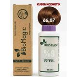Biomagic 66.07 Çikolata Kahve Amonyaksız Organik Saç Boyası Besleyici Etki ile