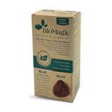 Biomagic 66.43 Koyu Kumral Kızıl Bakır Organik Saç Boyası+90 ML Oksidan