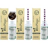 Biomagic 7.00 Kumral Organik Içerikli Amonyaksız Kalıcı Saç Boyası 3 Boya+3 Oksidan