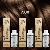 Biomagic 7.00 Kumral Organik Içerikli Amonyaksız Kalıcı Saç Boyası 3boya +3oksidan