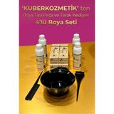 Biomagic 7.11 Yoğun Küllü Kumral Organik Içerikli Amonyaksız Kalıcı Kokusuz Saç Boyası 4boya 4oksidan Boya Fırçası Boya Tarağı ve Boya Tası Hediyeli