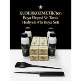 Biomagic 9.00 Sarı Organik Içerikli Amonyaksız Kalıcı Kokusuz Saç Boyası 4boya 4oksidan Boya Fırçası ve Boya Tarağı Hediyeli